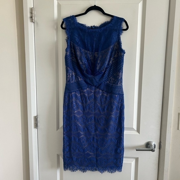 Tadashi Shoji Blue Lace Dress - Picture 2 of 11